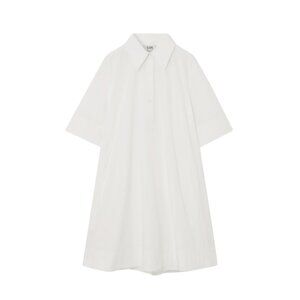 Cos A-Line Mini Shirt Dress in White